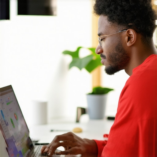 Fremont Business Owner Improving Google Maps Visibility Fremont business owner working on Google Maps optimization with local SEO tools