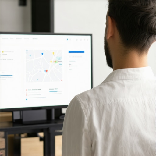 Fremont Local SEO Optimization Business owner analyzing Google Maps performance in Fremont