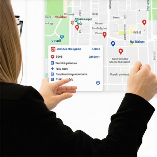 Business owner optimizing Google Maps profile in Fremont community