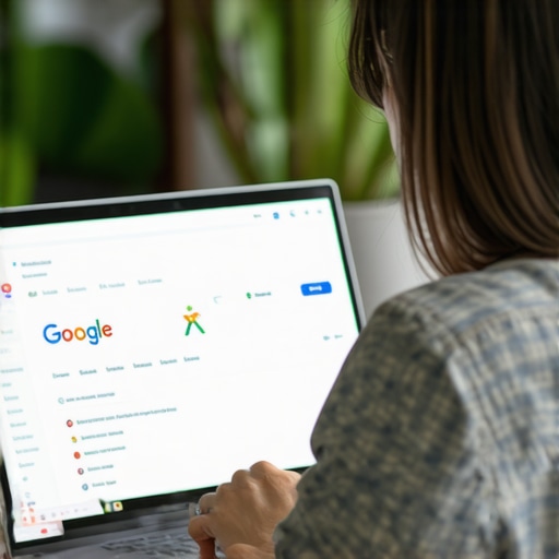 A person working on local SEO strategies on a laptop for Fremont business growth.