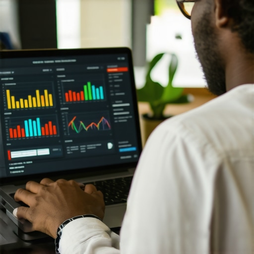 Marketing professional analyzing Fremont local SEO tools on a laptop