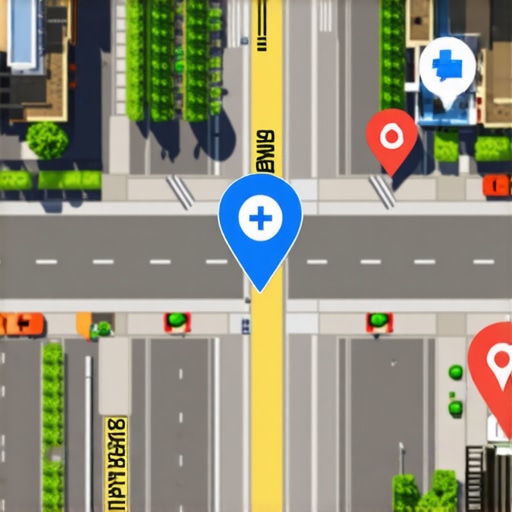 Street view of Fremont showcasing local businesses with reviews and map markers