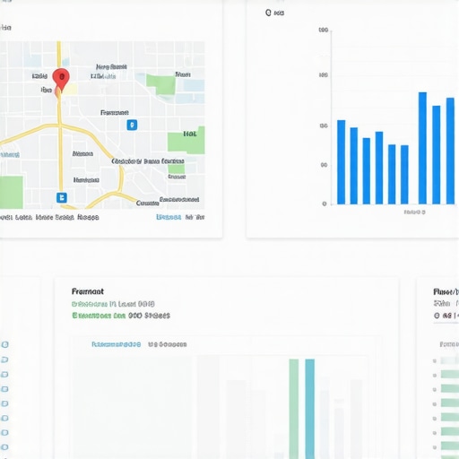 Dashboard displaying Fremont Google Maps ranking metrics and analytics