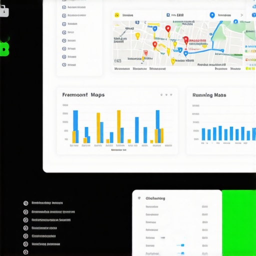 Screenshot of local SEO tools dashboard showcasing Fremont Google Maps ranking metrics and citation management