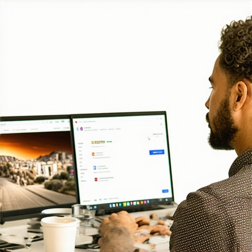 Business owner updating Google My Business profile in Fremont