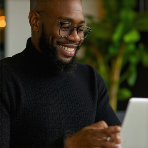 Business owner editing Google My Business profile with focus on local SEO in Fremont